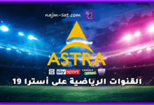 القنوات الرياضية التي تعمل بالشيرنج على قمر Astra 19.2°E